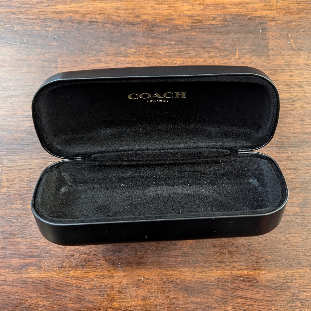 Coach Black Eyeglass Case - Picture 2 of 5